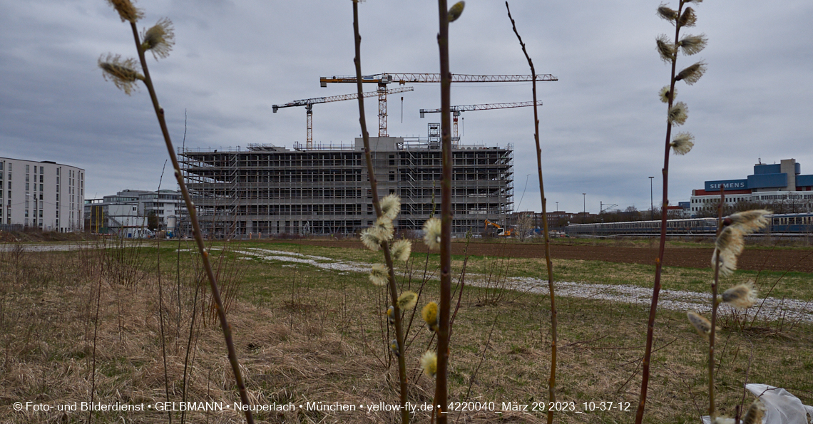 29.03.2023 - Baustelle REVO und Umgebung in Neuperlach